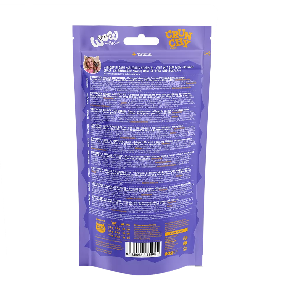 Crunchy Snack mit Huhn