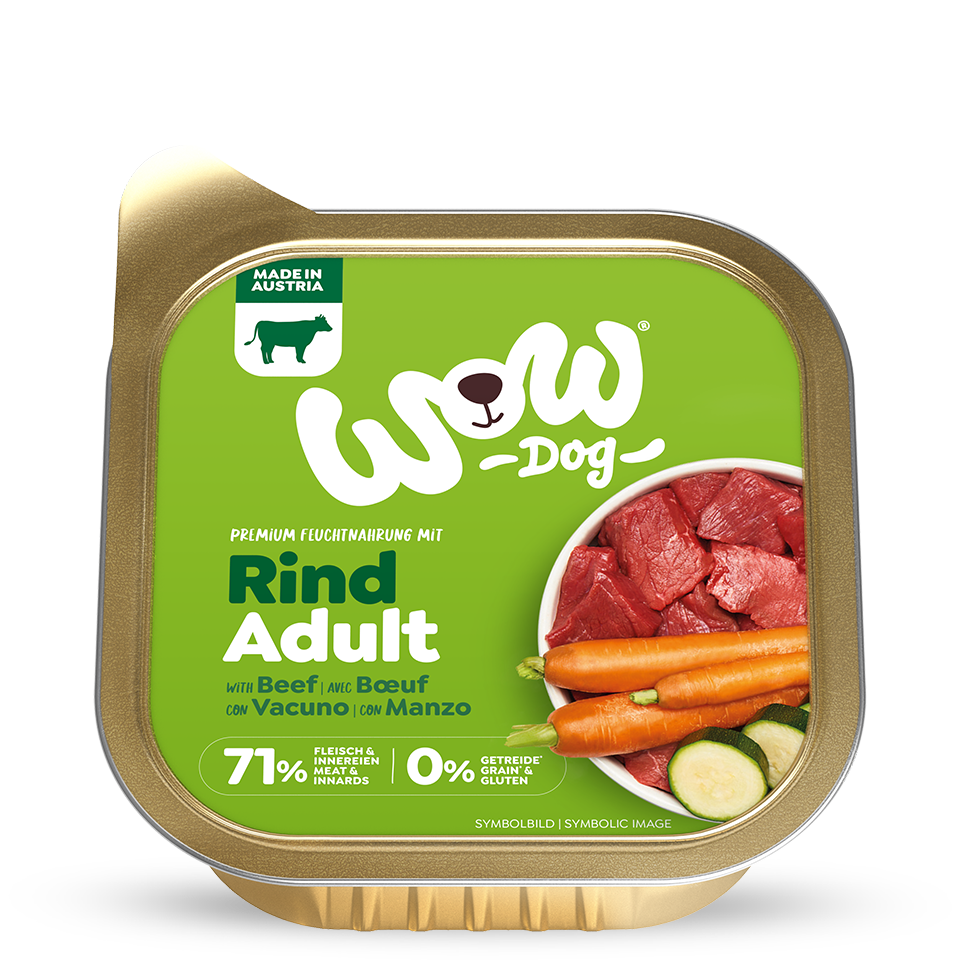48x150g Hundefutter Rind Pur  Nassfutter In Aluschale, Getreidefrei, Hoher  Fleischanteil, Adult Animonda Nassfutter Hund