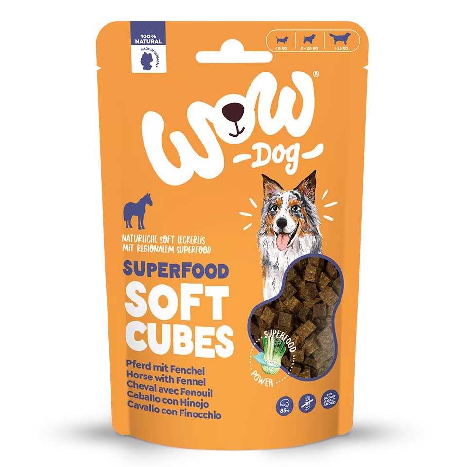 Soft Cubes Pferd - Weiche Hunde-Leckerlis kaufen | WOW DOG