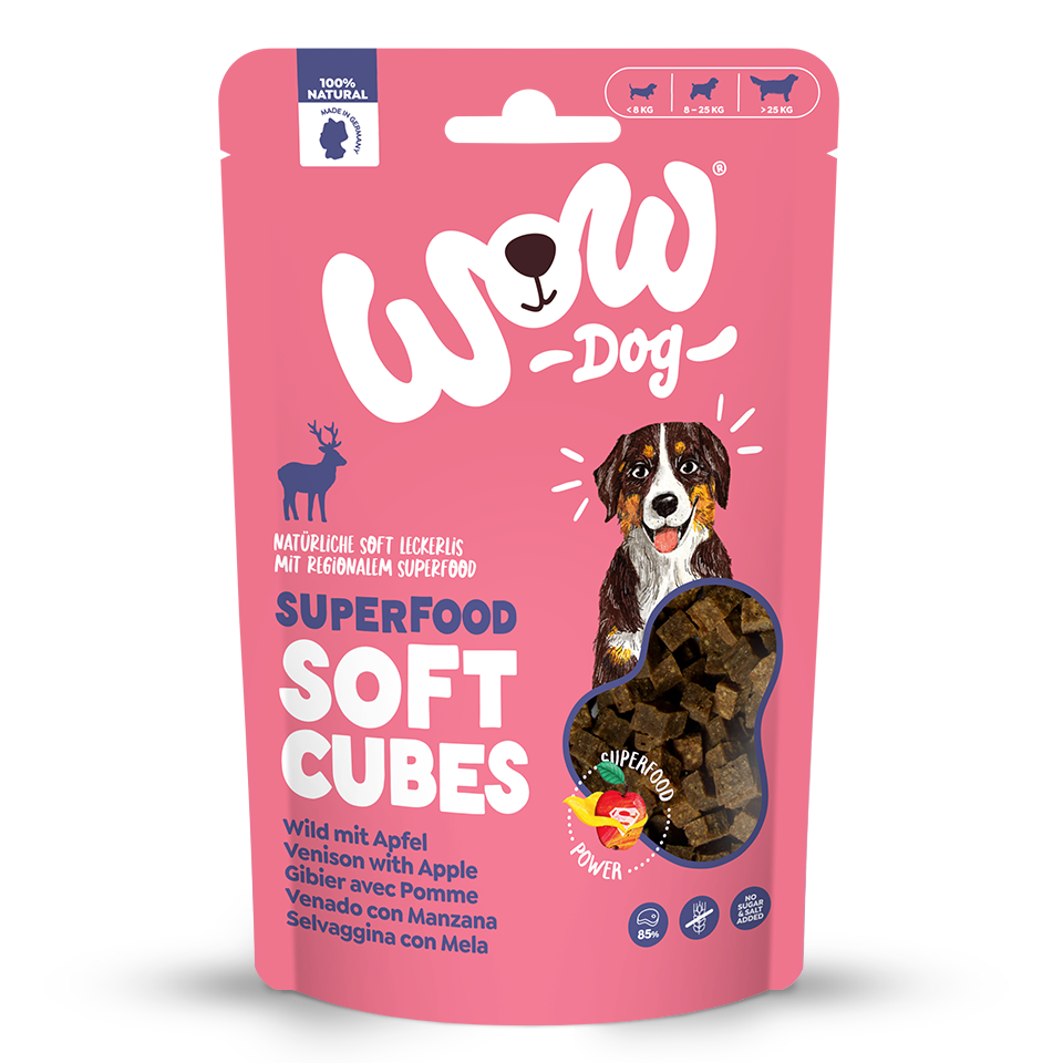 Soft Cubes Wild - Weiche Hunde-Leckerlis kaufen | WOW DOG