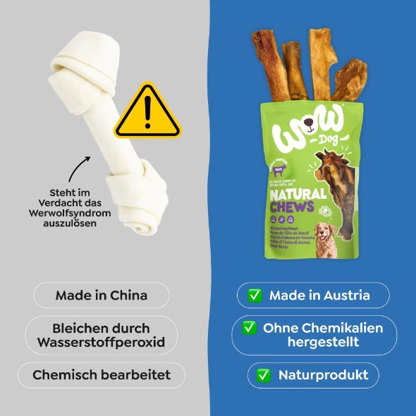 Werwolfsydrom Rinderhautknochen