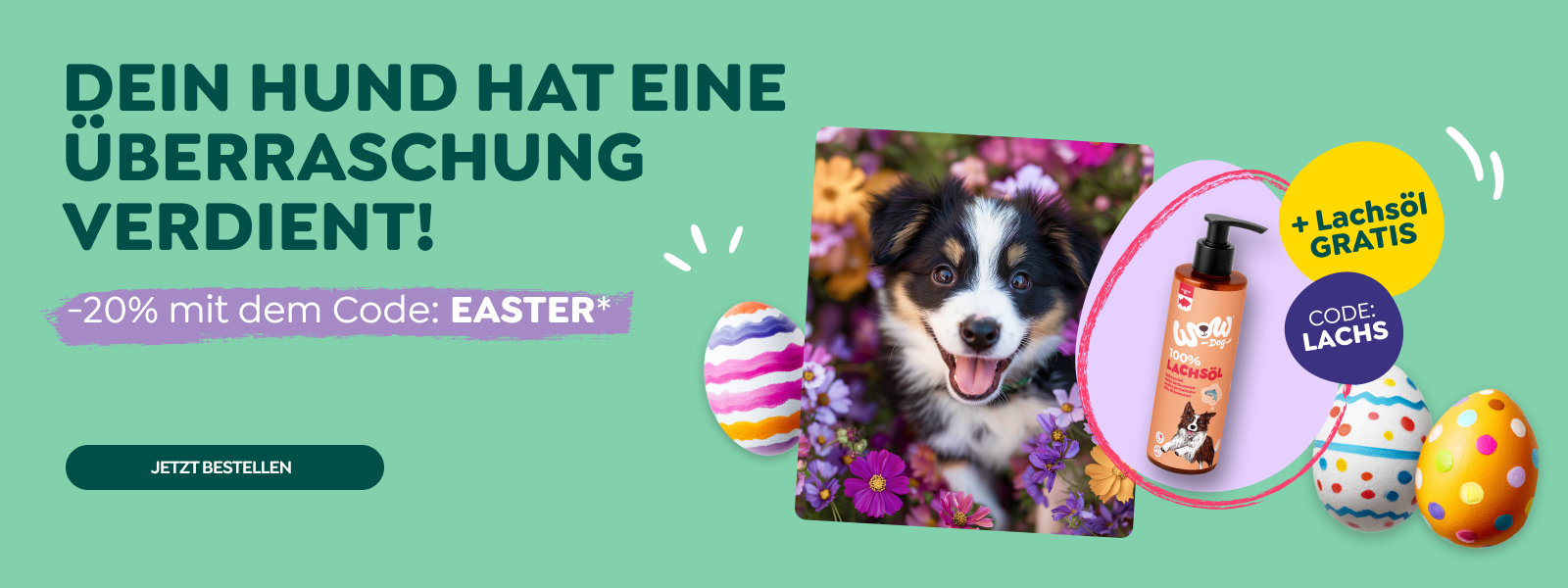 Ein Hund hustet