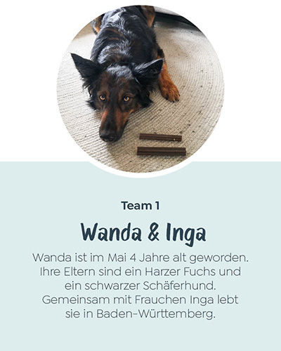 Wanda mit zwei WOW Natural Dentals