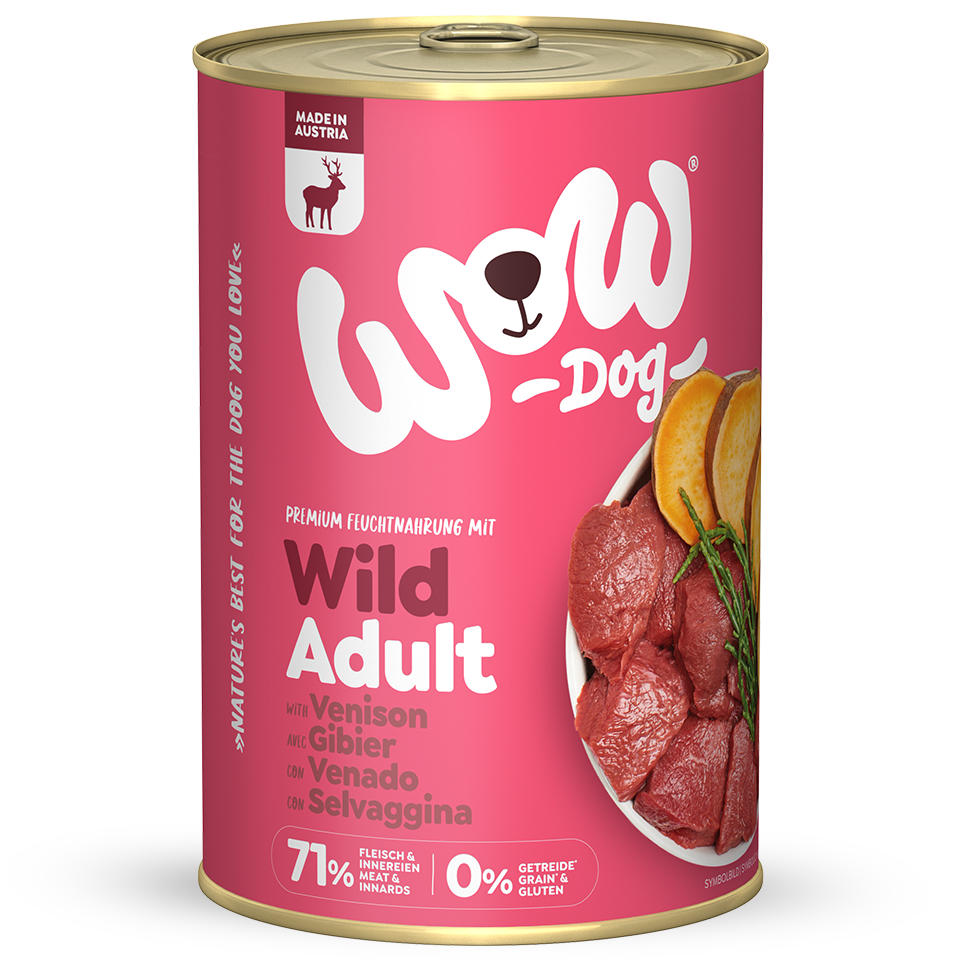 WOW Dog Food | Dog Wet Food with venison | lower prices