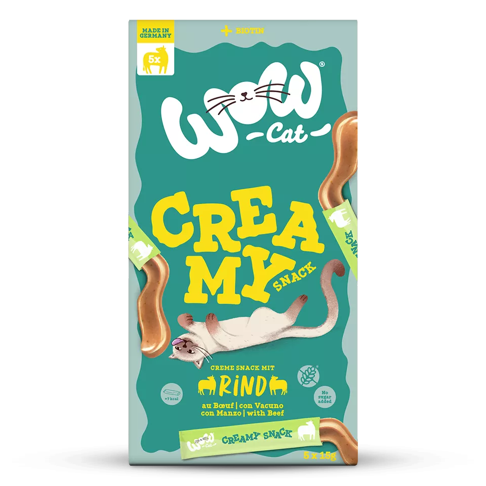 Creamy snack with beef