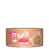 Soup with salmon