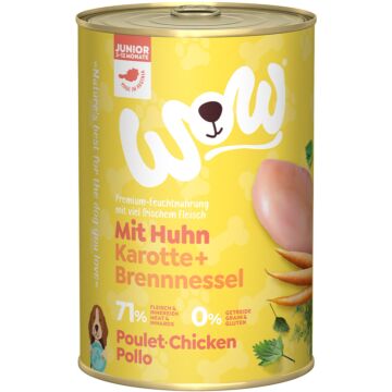 Hundefutter Nassfutter Welpenfutter Junior Huhn Dose